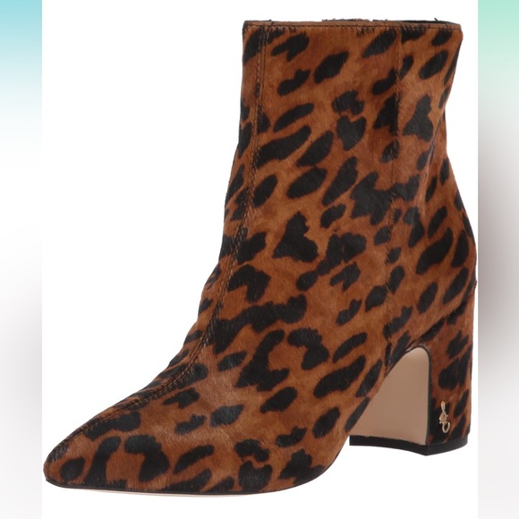 Sam Edelman Hilty Animal Print Ankle Bootie - Picture 3 of 9